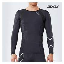 2XU 2XU 글로벌 남성 컴프레션 상의_XUMC111SIL