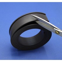 자석 유연한 라벨 홀더 채널 플라스틱 C 모양 고무 스트립 압출 1m, [02] width 40mm