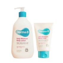 더마비 데일리 모이스처 바디로션 400ml + 바디크림 200ml 세트, 1세트