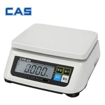 카스 CAS 단순중량저울 SWII-6CS 6kg + 어댑터 포함 2g단위 계수 디지털 전자저울