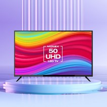 디엘티 모넥스 M503683UT 127cm 50TV 4K UHD LED TV 대형 거실 중소기업 TV, 6.형 스탠드 방문 이동 설치 [스탠드 포함]