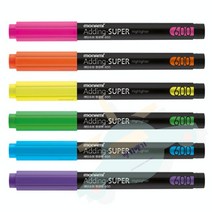 J.ROM 모나미 에딩형광펜 6종 형광펜, 주황(1EA)