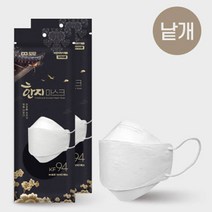 도담 한지 마스크 KF94 피부자극없는 마스크 대형 50매, 화이트