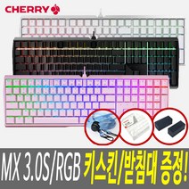 체리 MX BOARD 3.0S RGB 게이밍 기계식키보드, 적축, 블랙, 일반형