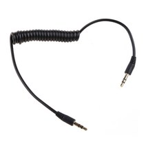 모바일 카 라인 MP4 플레이어 용 60cm 보조 코드 3.5mm m/ m 오디오 케이블 3.5 mm 잭, 01 Black, 검은색