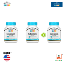 (2+1) 21세기 센츄리 센트리 셀레늄 셀레니움 안티옥시던트 서포트 200mcg 캡슐 60정