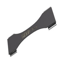 FITflex 휴대폰 핑거 가죽 핸드폰 스트랩 스마트폰 그립, 그레이, 1개