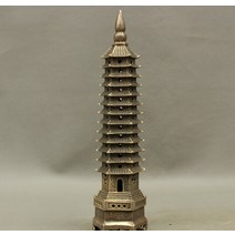 12 중국 티베트 불교 사원 청동 구리 타워 stupa 탑 동상 세트 도매 공장, 한개옵션0