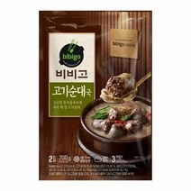 [한끼](냉동) 비비고 고기순대국 700g 간편식 아침대용 캠핑 자취생 필수품 간단식사 CJ 우리집 식재료, 16개
