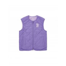 MLB KIDS 베이직 리버서블 후리스 조끼 B D.Lavender 7AVTB0326-43LDD