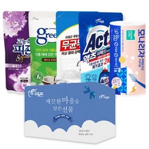 피죤선물세트 5종 섬유유연제 세탁주방세제 무균무때
