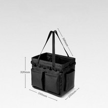 야외 대용량 캠핑 핸드백 캠핑가방, Black