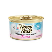 팬시피스트 화이트라벨 주식캔 85g, 1개, 키튼 흰살생선