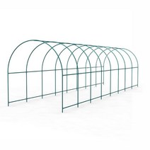 월계 등나무틀 온실난방 꽃집선반 강관골조 옥상 베란다 원예선반 포도 장미 덩굴, 가로8*세로2.15*높이2.2m