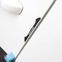[간지] 스포티지 QL 도어가드 문콕 외관 흠집 예방 레터링 포인트 에폭시 몰딩 용품, 블랙카본(4P)
