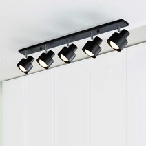 로사 5등 인테리어 주방등 LED 주방조명, 선택없음, 블랙