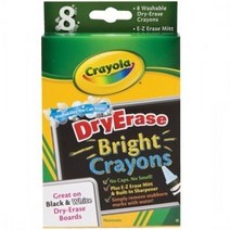 크레욜라미술 검정보드용 크레용8색 천지우개포함 _ 20236987EA, 본상품선택