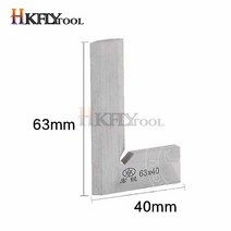 ㄱ자앵글 철제앵글 1pc 스테인레스 스틸 63 x 40mm 80x50mm bladed, 63x40mm