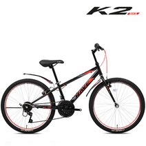 K2BIKE MTB자전거 KMT24GS 24인치 21단 MTB 자전거, KMT24GS(레이브) 매트블랙 미조립
