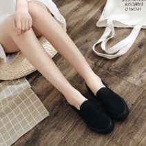 여자 데일리 데이트 간편 신발 슬립온 쇼핑 선물 종류보세신발 캐주얼신발 여성 워크샵 패션코디