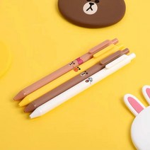 라인프렌즈 캐릭터 볼펜 세트 X 2개 0.5mm 학생 어린이 유아 크리스마스 선물 생일 선물 개학 선물 단체구매 사무용품, 라인프렌즈 세트2(4자루)  x 2개