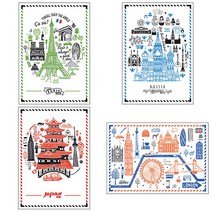 아트조이 DIY 스크래치 나이트뷰, H-03 프랑스/러시아/일본/영국