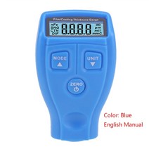도막기 엘코메타 깊이측정기 도막 측정기 도막측정기 도막 두께 측정기 도막두께측정기 두께측정기 도장두께 GM200 코팅 그림 두께 게이지 테스터 자동차 페인트 미터 두께 39, 블루 잉글리쉬, 협력사