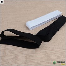바지허리조절용 고무줄가방만들기 장난감용고무줄 넓은고무밴드 와이드고무줄 수납고무줄, 검정