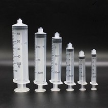 바늘없는 루어락 주사기 과학 실험 교구 방과후 창의 돌봄 관찰 교재 재료 학습, 10ml