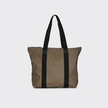 RAINS 레인스 토트백 러쉬 우드 - 브라운