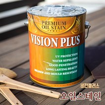 오일스테인 오일스텐 방부목 야외테이블 데크오일 4리터, 도토리