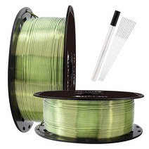 샤인 브론즈 1.75mm PLA 3D 프린터 필라멘트 메탈릭 브론즈 샤이니 3D 프린팅 소재 1KG 스풀 TTYT3D, Silk Shine Bronze