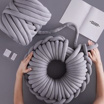 나블리박스 핑거니팅 DIY 자이언트 패브릭얀, 08 그레이, 1개