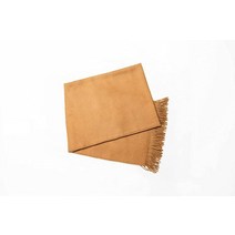 KHUSCO | 100% 아기 알파카 울 담요 기쁨 길이 180.3cm x 너비 129.5cm(71 51인치) 따뜻한 페루의 아늑함 가정 및 여행용 경량 카멜203259