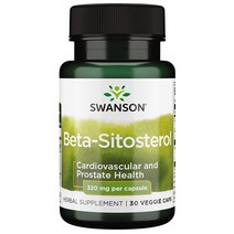 베타시토스테롤 320mg 아연15mg 스완슨 30정 베지캡슐 미국정품, 1개
