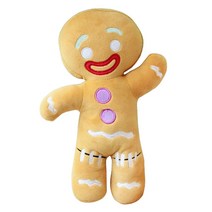 귀여운 진저 브레드 남자 플러시 장난감 아기 진정 인형 비스킷 남자 베개 다시 쿠션, 60cm
