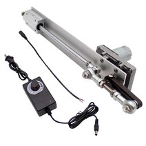 스트로크 20-80MM 왕복 사이클 리니어 액추에이터 기어 조정 가능한 신축 모터 DC12V 24V DIY 모터 스피드 컨트롤러 부착 (DC 24V 120RPM)