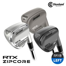 클리브랜드 골프 [예약판매] 던롭코리아 RTX ZIPCORE 웨지 (왼손용) GC, 선택완료, 투어사틴 다골S200 50