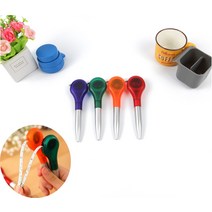 1M 스틸 줄자 겸용 필기용 볼펜 1P