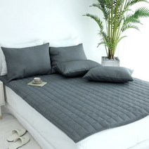 심쿵시리즈 시원한 시어서커 여름 침대패드Q