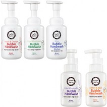 해피바스 버블 핸드워시 250ml 비누대용 항균 거품워, 해피바스 버블핸드워시250ml 레몬바질