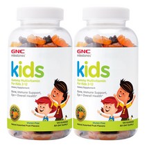 GNC 어린이 비타민 milestones Kids Gummy 멀티비타민 120정 x 2개, 2병