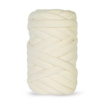 자이언트얀 빅얀 벨벳 1kg 루피 망고실 가방 핸드니팅 뜨개실, 아이보리