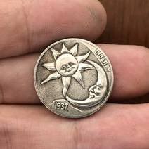 화폐수집 동전수집 주화 21mm 재미 있은 뜨거운 판매 니켈 기념품 도금 골동품 소장 동전 실제 고대 복제본, 04 4