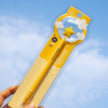 별모양 실리콘 소재 야광 볼펜 메시지 카드 선물, 본상품선택, 본상품선택