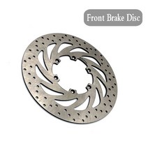 디스크로터 튜닝 브레이크 캘리퍼 패드 오토바이 전방 후방 브레이크 디스크 로터 BMW F650 F 1993-2003 D, 02 Front brake Disc