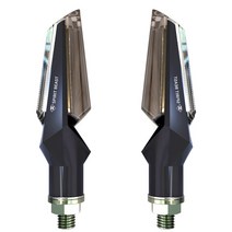 영혼 야수 led 표시기 오토바이 차례 신호 조명 drl flashers 가와사키 ninja400 먼지 핏 자전거 msx x-adv r125 fz1 fz6, 파란색