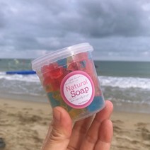 에코비누비 휴대용 미니 공룡 비누 만들기 재료 키트 1인용(200개) 수제비누 DIY패키지