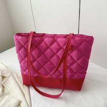 묘먀미 하트엔하프 퀼팅 여성 캐주얼 숄더백 Z0175