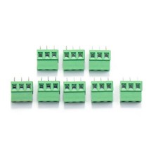 200/100/50pcs 스크류 터미널 블록 커넥터 스티치 가능 플러그-핀 스트레이트 피치 헤더 소켓 2 핀 3 핀 5mm, KF301 3Pin_200PCS